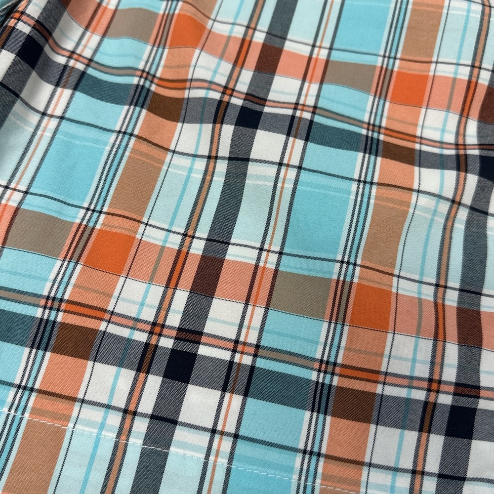 FootJoy Shorts Mens 32 FJ Madras Plaid Golf Chino Performance Preppy Colorful - Picture 3 of 9